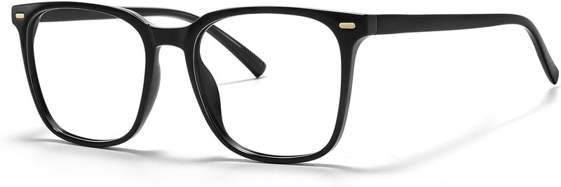 MACJERO Oversized Square Blue Light Blocking Glasses for Women Men, Anti-Fatigue Computer Monitor Gaming Glasses Reduce Eye Strain(Black) - Image 4